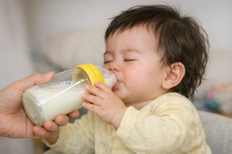 哺乳瓶拒否克服