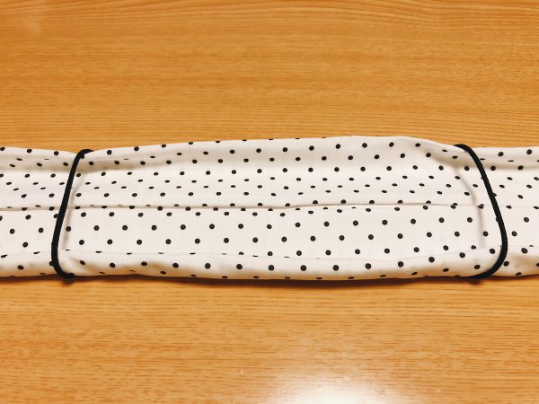 縫わないマスク作り方