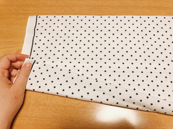 縫わないマスク作り方