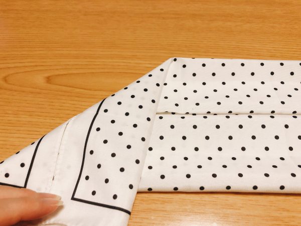 縫わないマスク作り方