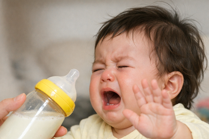 哺乳瓶拒否